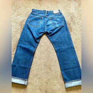 VINTAGE G-STAR RAW “SHORTCUT US FIRST” SELVEDGE DENIM 34x32 OG PAIR CRAZY RARE!!